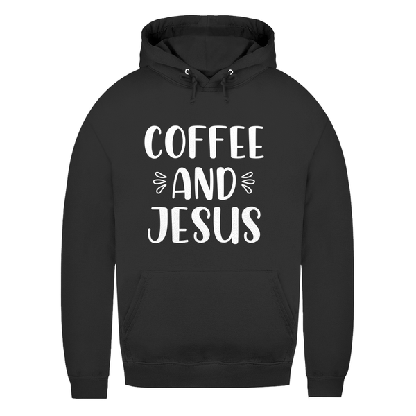 Damen Hoodie coffee and jesus