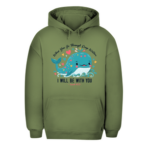 Unisex Oversize Hoodie Deep Waters Isaiah 43:2
