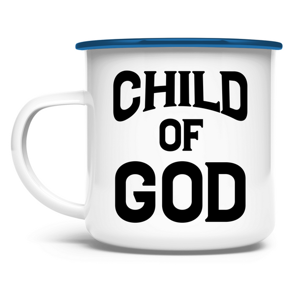 Emaille Tasse child of god