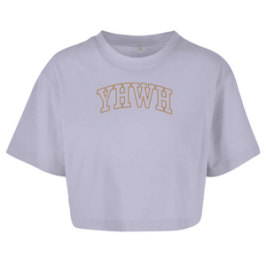 Damen Oversize Crop Top yhwh