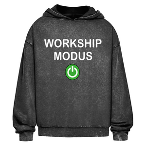 Oversize Washed Hoodie workship modus