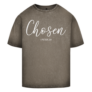 Oversize Washed T-Shirt chosen 1 peter 2:9