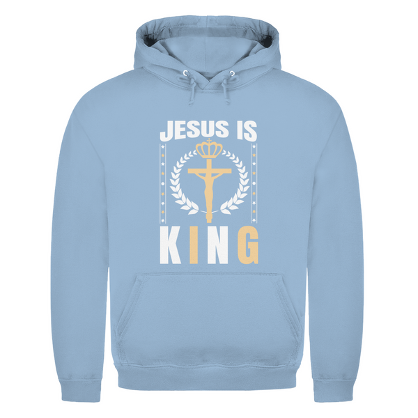 Herren Hoodie jesus is king