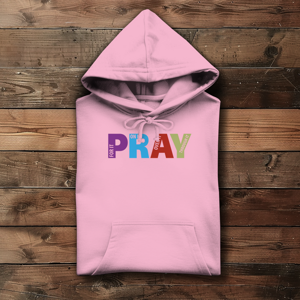 Damen Hoodie pray on it