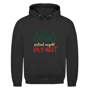Herren Hoodie silent night holy night