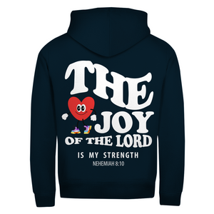Zipper Hoodie the joy of the lord nehemiah 8:10