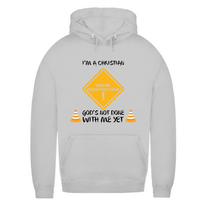 Damen Hoodie christian under construction