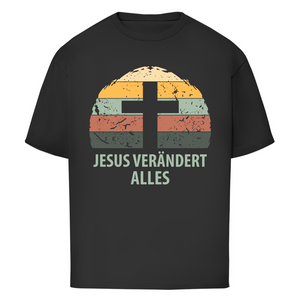 Oversize T-Shirt jesus verändert alles