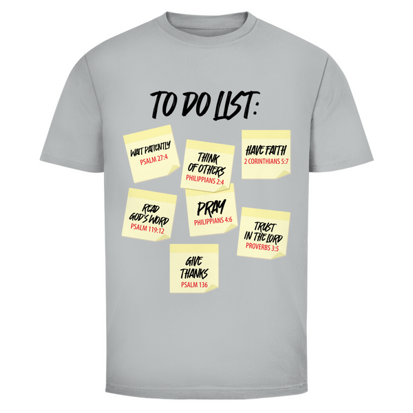 Herren T-Shirt to do list