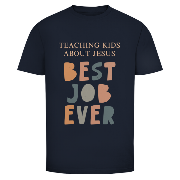 Herren T-Shirt teaching kids about jesus lehrer