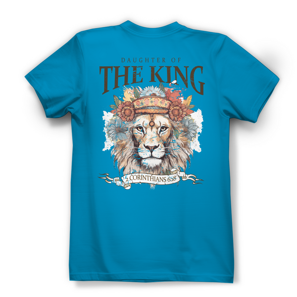 Damen Bio T-Shirt daughter of the king 2 corinthians 6:18