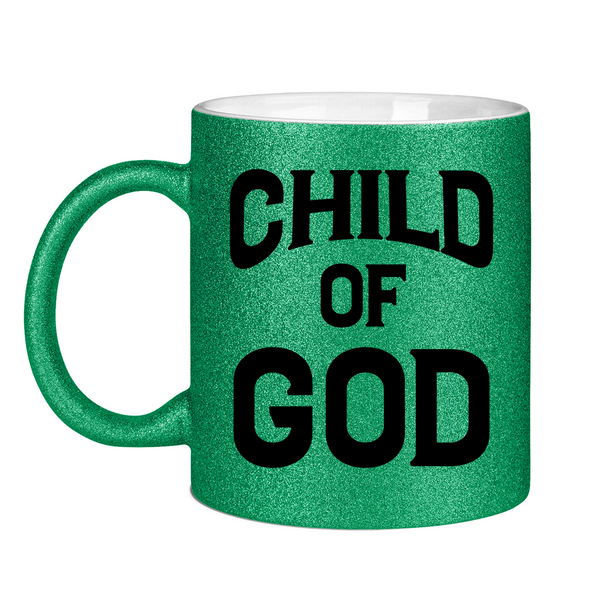 Glitzertasse child of god