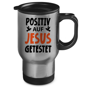 Edelstahl-Thermobecher posiiv auf jesus getestet