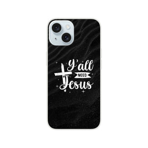 y'all need jesus iPhone-Hülle