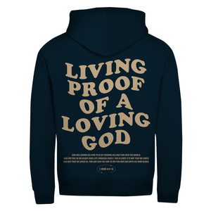 Zipper Hoodie a loving god 1 john 4:9-10