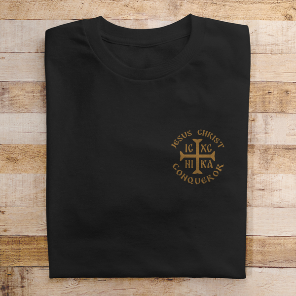 Herren T-Shirt ICXC NIKA orthodox griechisch