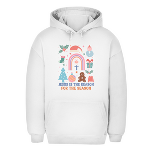 Unisex Oversize Hoodie jesus is the reason for the season