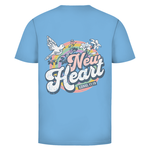 Herren T-Shirt new heart ezekiel 11:19