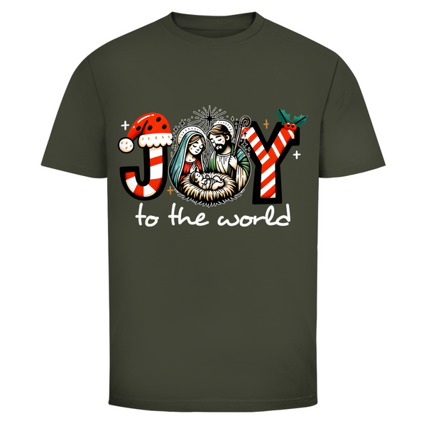 Herren T-Shirt joy to the world