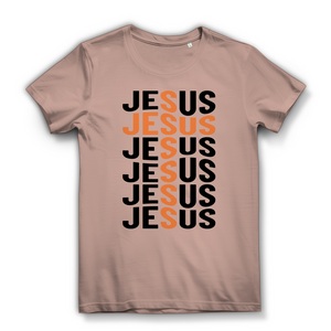 Damen Bio T-Shirt jesus kreuz