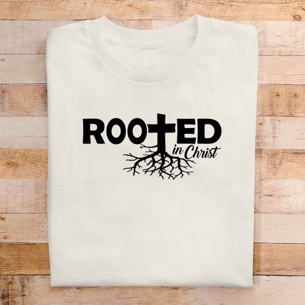 Herren T-Shirt rooted in christ