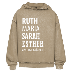 Oversize Washed Hoodie ruth maria sarah esther