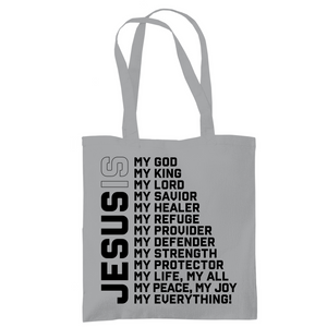 Tragetasche jesus is my god