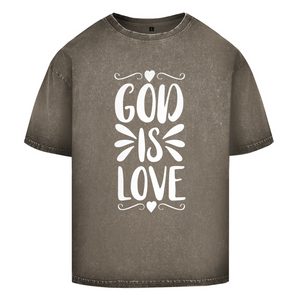 Oversize Washed T-Shirt god is love