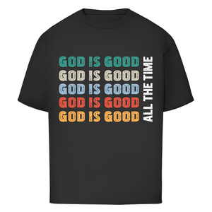 Oversize T-Shirt god is good retro