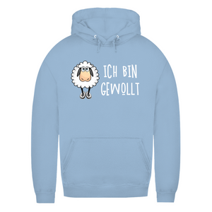 Damen Hoodie ich bin gewollt
