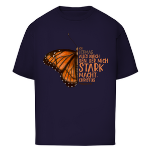 Oversize T-Shirt der mich stark macht schmetterling