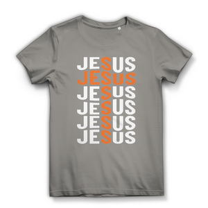 Damen Bio T-Shirt jesus kreuz