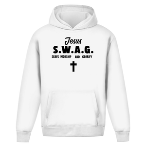 Oversize Hoodie Ohne Kordel jesus swag