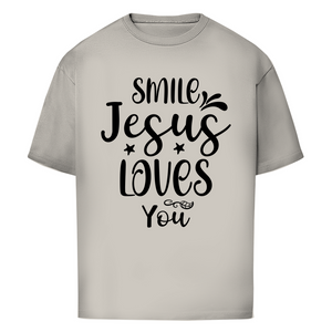 Oversize T-Shirt smile jesus loves you