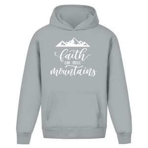 Oversize Hoodie Ohne Kordel faith can move mountains