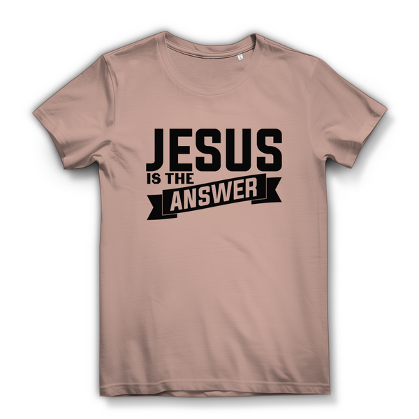 Damen Bio T-Shirt jesus is the answer