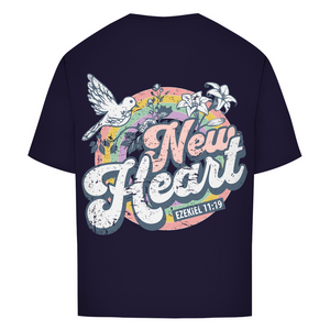 Oversize T-Shirt new heart ezekiel 11:19