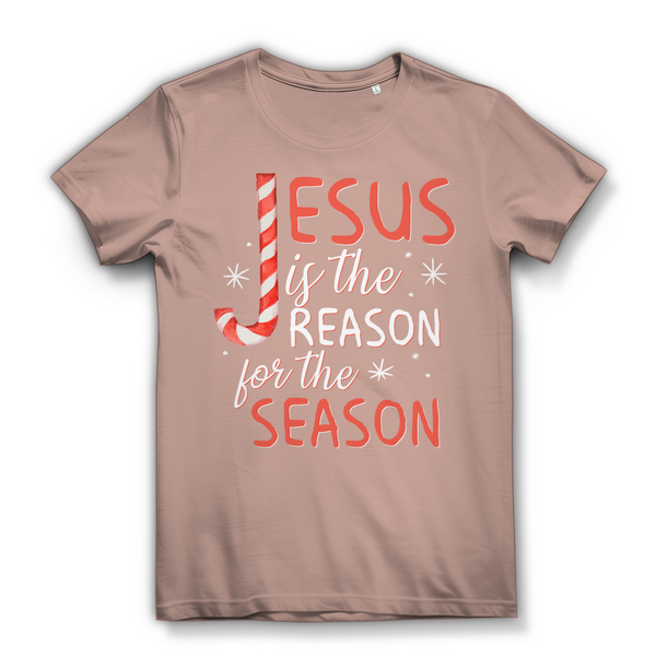 Damen Bio T-Shirt jesus is the reason for the season