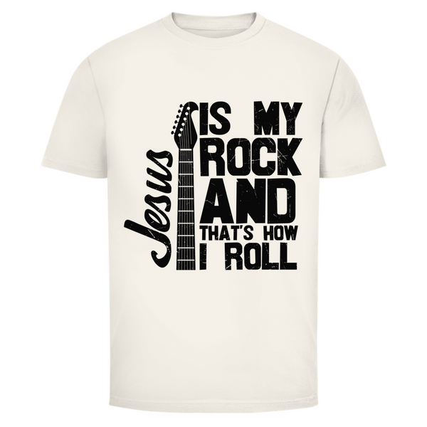 Herren T-Shirt jesus is my rock guitarist