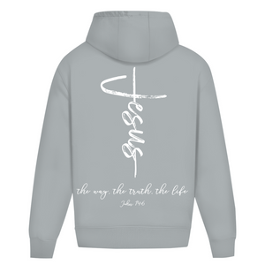 Oversize Hoodie Ohne Kordel the way the truth the life john 14:6