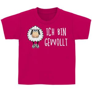 Kinder T-Shirt ich bin gewollt