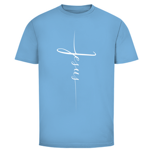 Herren T-Shirt jesus kreuz