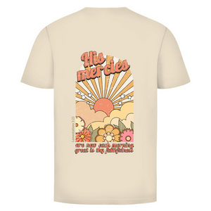 Herren T-Shirt great is thy faithfulness lamentations 3:23