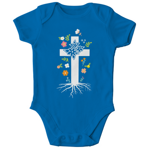 Kinder Bio Body Kreuz Blumen