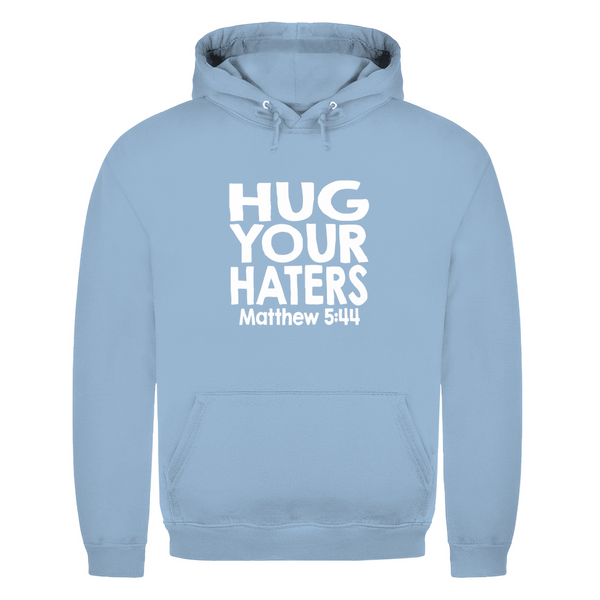 Herren Hoodie hug your haters matthew 5:44