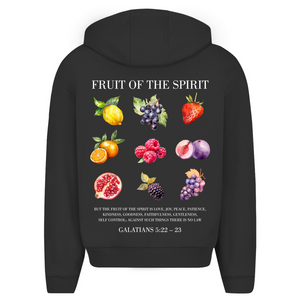 Oversize Zipper Hoodie fruit of the spirit galatians 5:22-23