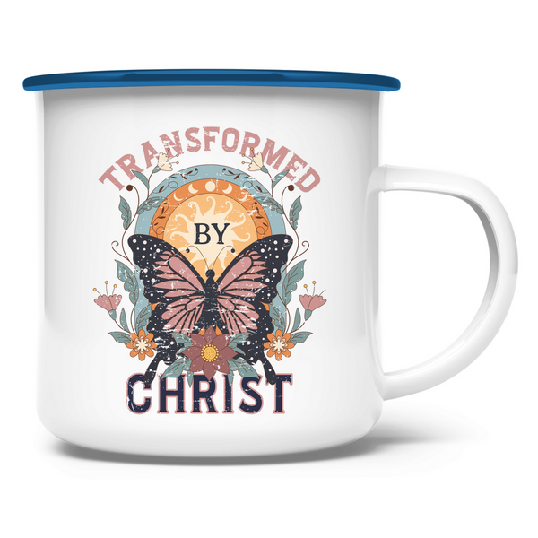 Emaille Tasse transformed by christ