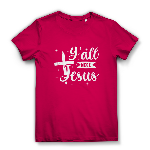 Damen Bio T-Shirt all you need jesus