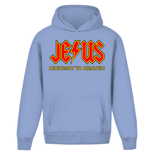 Oversize Hoodie Ohne Kordel jesus highway to heaven