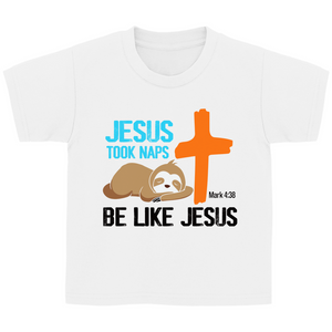 Kinder T-Shirt jesus took naps mark 4:38